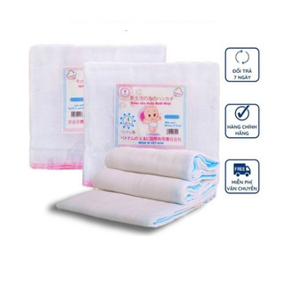 Khăn sữa xô ⚡️free ship⚡️khăn sữa xô xuất nhật