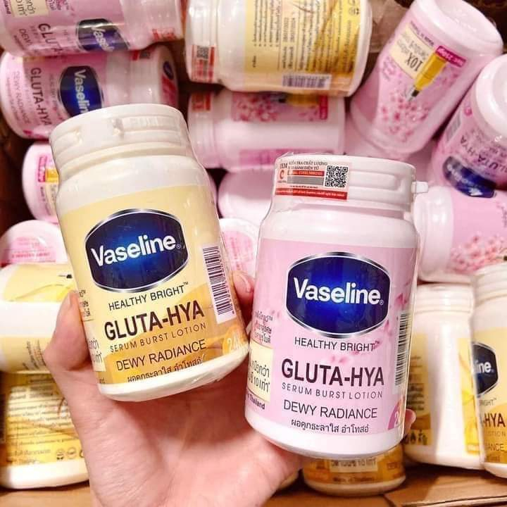 Kem kích trắng Vaseline 10x vàng hồng