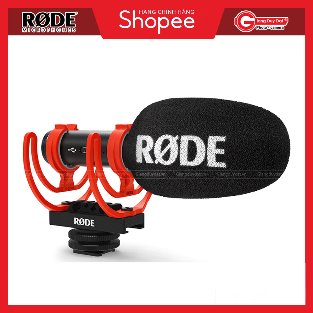 Microphone Thu Âm Rode VideoMic GO II