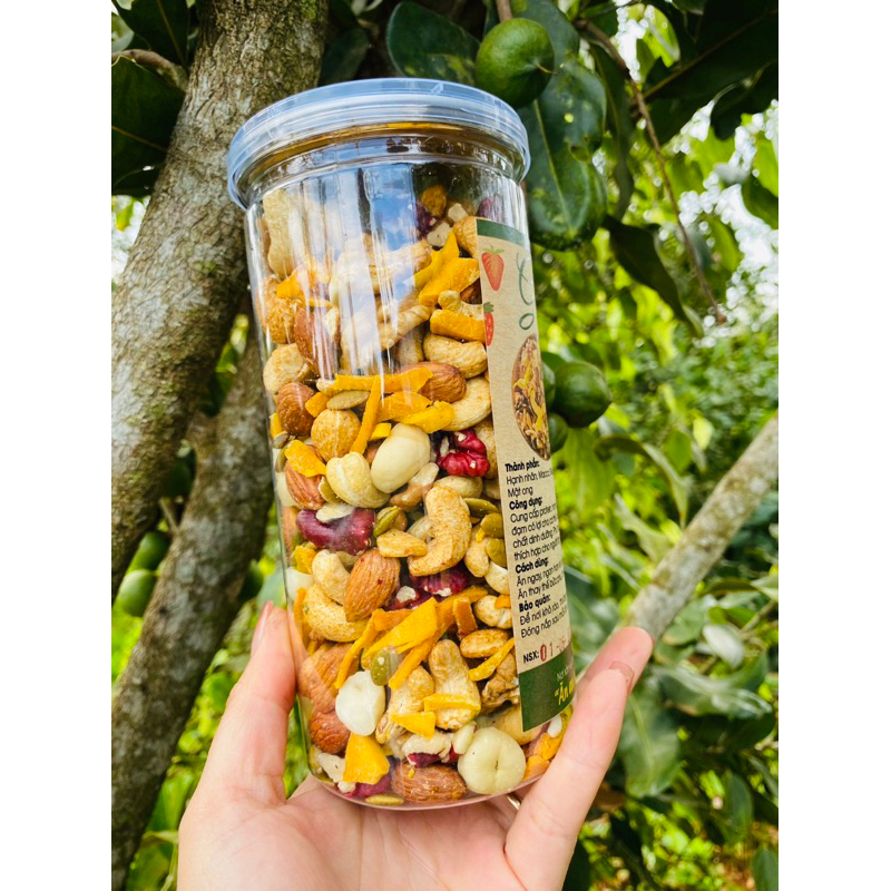 Hạt granola siêu hạt