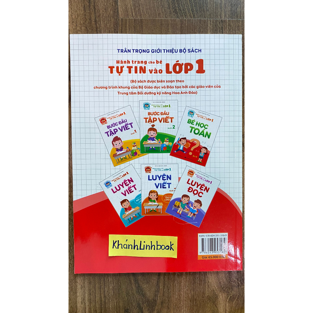 Sách - Bé Học Toán - Hành trang cho bé tự tin vào lớp 1