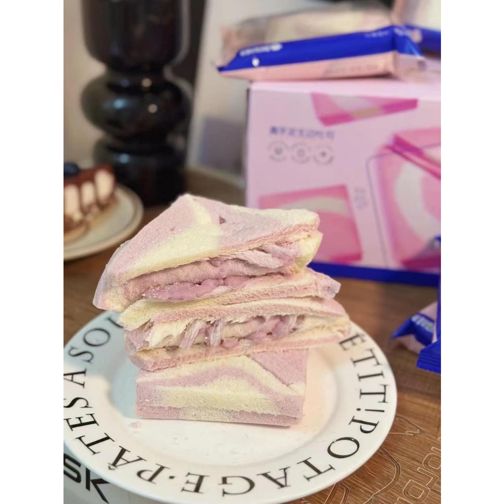 Bánh sandwich khoai môn nhiều kem siêu ngon, mềm mượn, siêu ngon