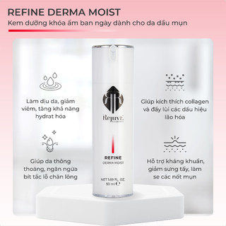 Kem giữ ẩm cho da dầu/da mụn Rejuve Refine Derma Moist