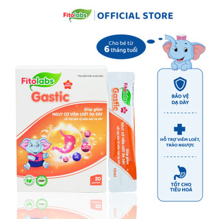 Siro Bảo Vệ Dạ Dày Fitolabs Gastic Thành Phần Thảo Dược Giúp Giảm Tình Trạng Đau, Trào Ngược, Đầy Bụng Hộp 20 Gói FITO15