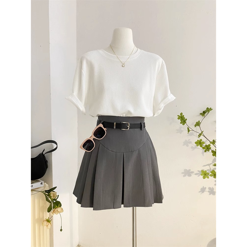 Áo thun bigsize 90kg chất cotton khô thoáng mát, form basic Hàn tay ngắn siêu xinh AO11