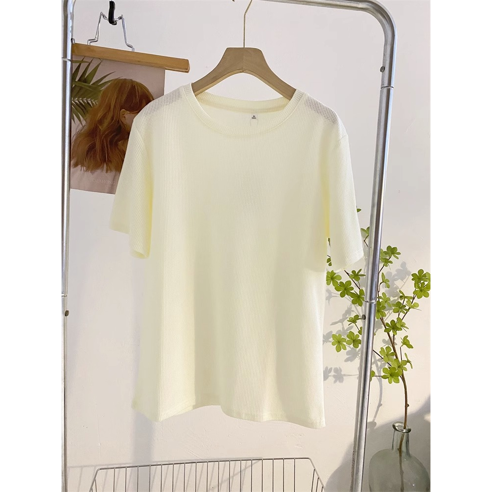 Áo thun bigsize 90kg chất cotton khô thoáng mát, form basic Hàn tay ngắn siêu xinh AO11