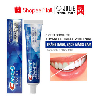 Kem đánh răng Crest 3D White Advanced Whitening 147gr Mẫu Mới