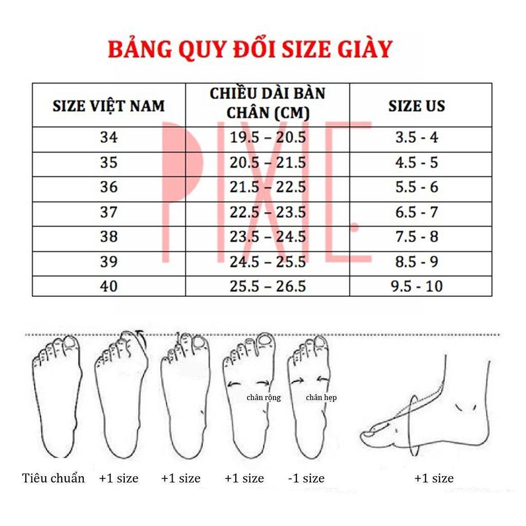 Giày Cao Gót 5cm Quai Cài Ngang Phối Nơ Thời Trang H024 Pixie