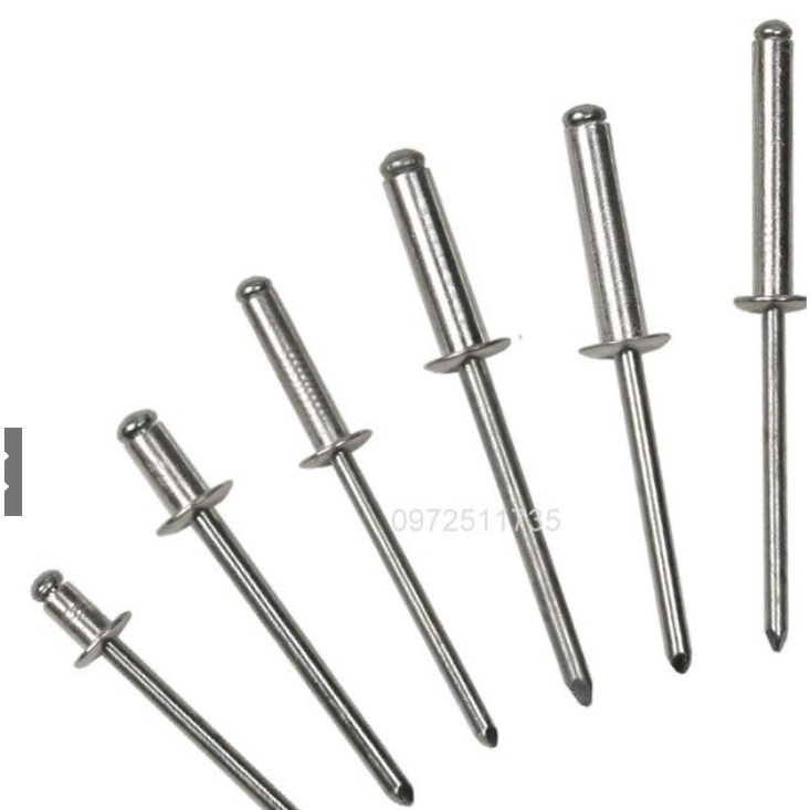 Đinh rút inox 304  bịch 100 con