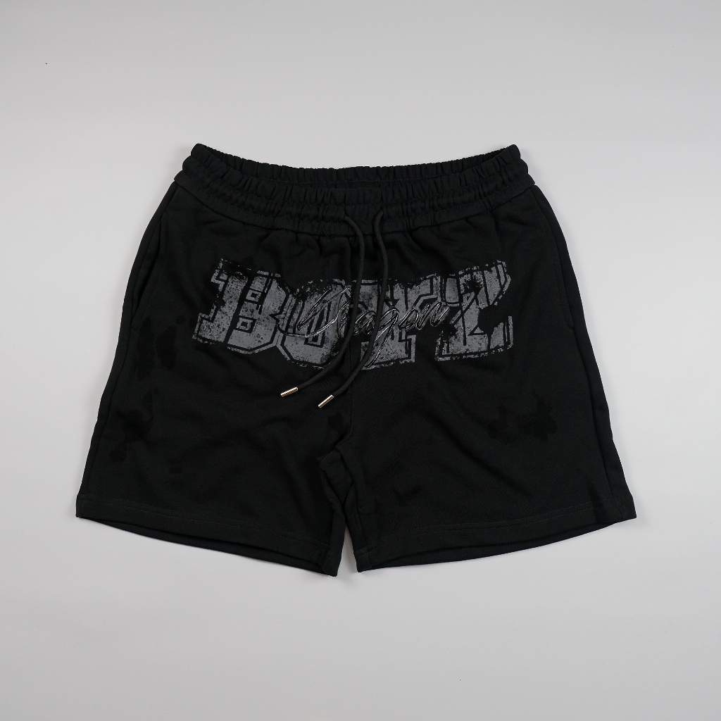 Quần Short Unisex Dragon Gray Short Nỉ Chân Cua , Thiết Kế Độc Quyền, Hình In DTG - Dragon Boyz Brand Chính Hãng