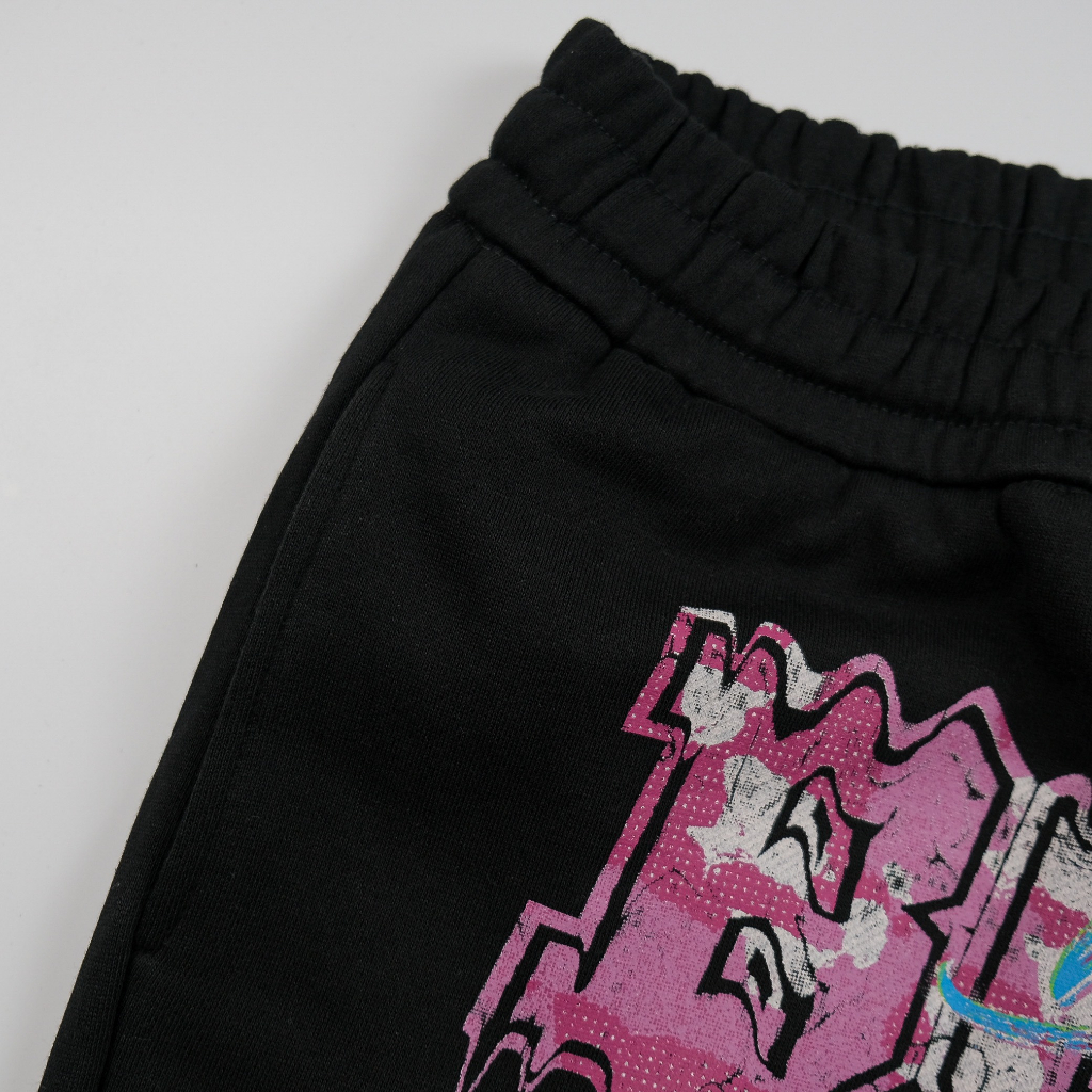 Quần Short Unisex Dragon Pink Short Nỉ Chân Cua , Thiết Kế Độc Quyền, Hình In DTG - Dragon Boyz Brand Chính Hãng