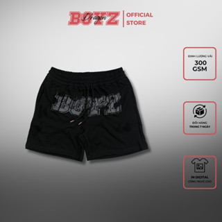 Quần Short Unisex Dragon Gray Short Nỉ Chân Cua , Thiết Kế Độc Quyền, Hình In DTG - Dragon Boyz Brand Chính Hãng