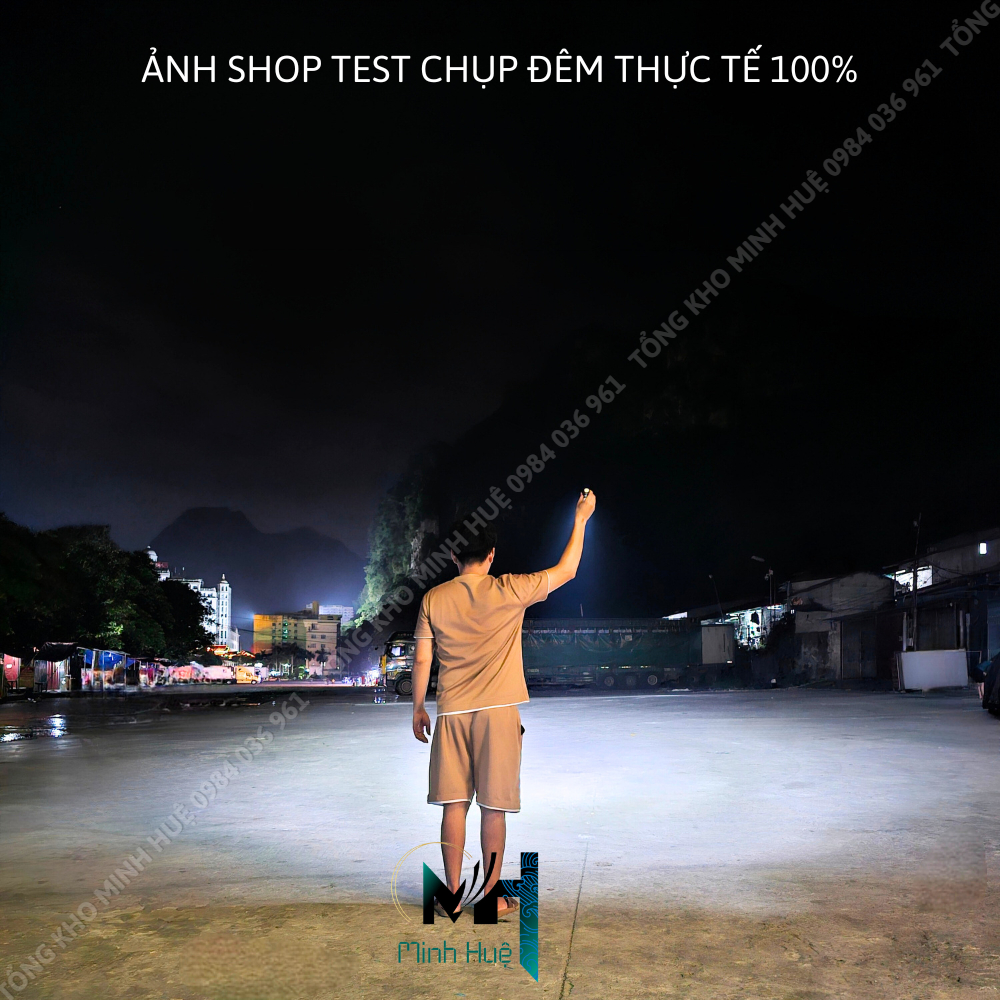 Đèn pin cầm tay mini siêu nhỏ siêu sáng tỏa X-BALOG 350X vỏ nhôm chống nước IPX7 độ sáng tối đa 2000 lumen Đèn cầm tay