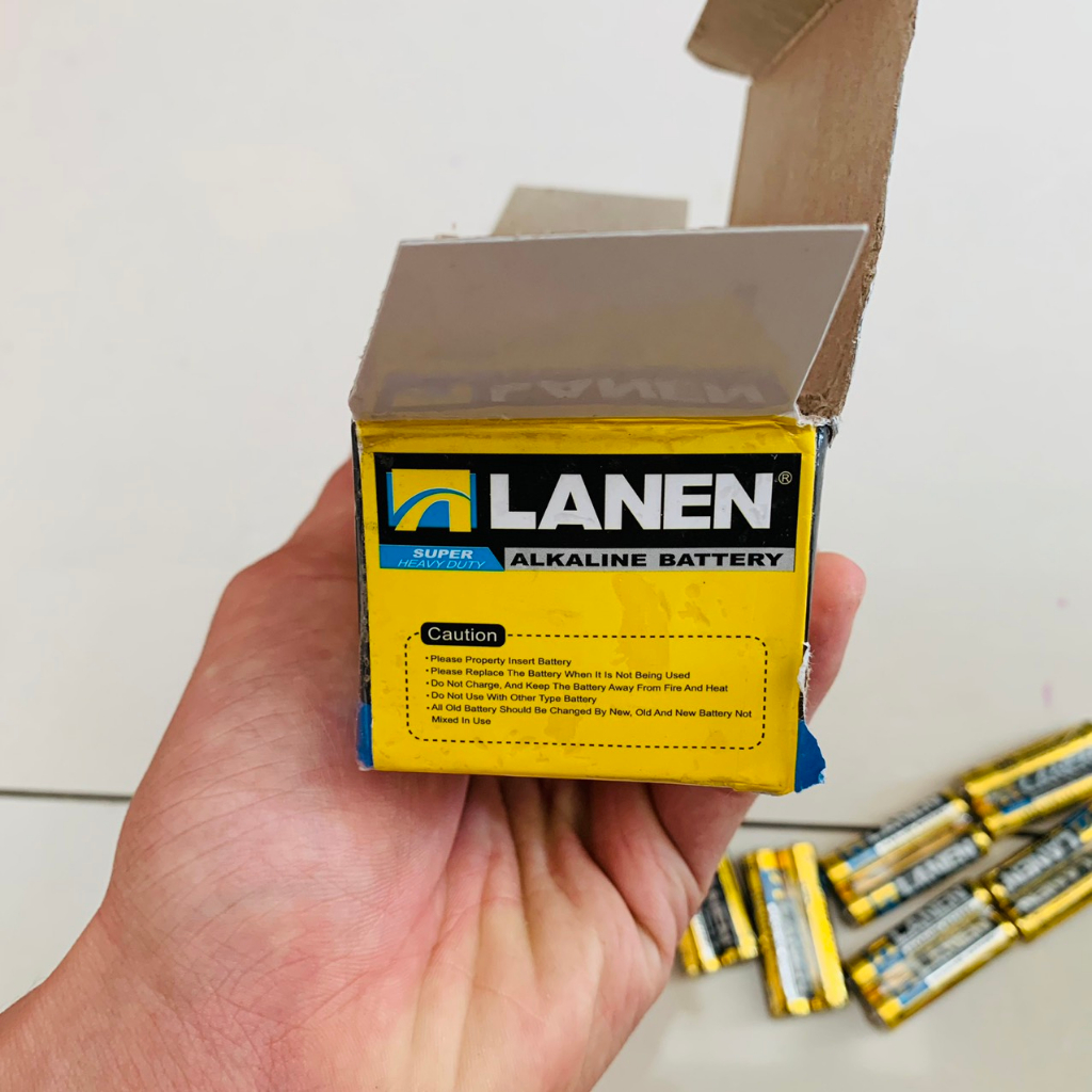 Pin AAA Lanen 1,5V Pin 3A Alkaline LR03 Dùng Cho Điều Khiển TiVi Điều Hòa