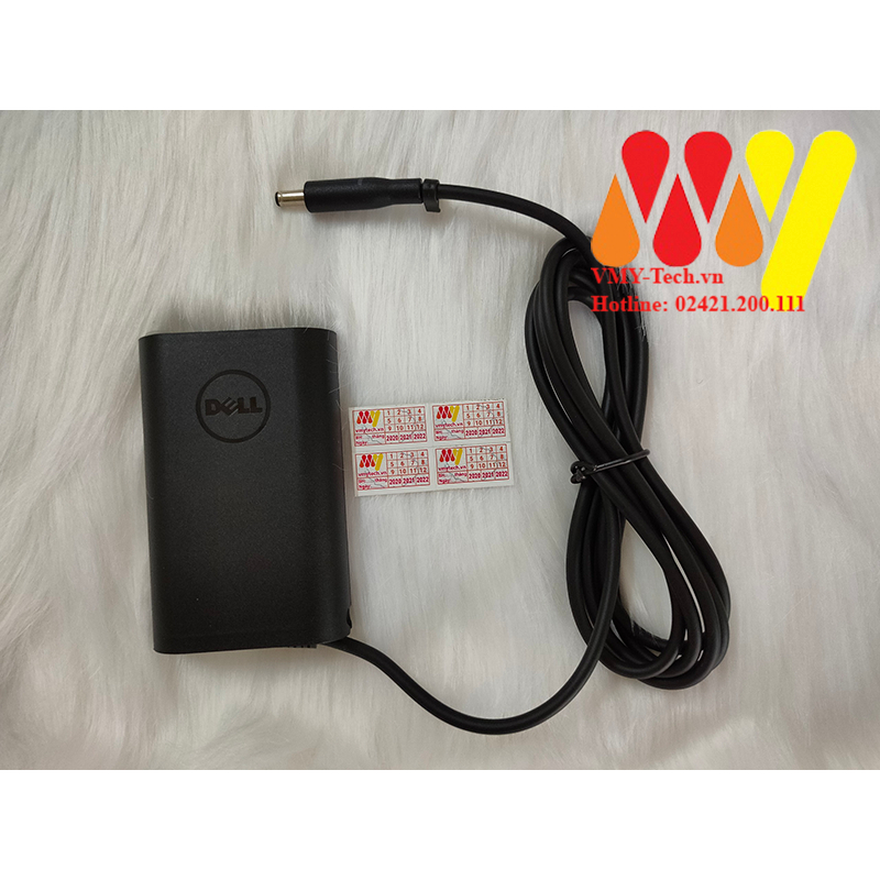 Sạc laptop Dell Oval 19.5V 2.31A 3.34A 6.67A 45W 65W 130W chân kim nhỏ XPS 13 15 9360 9350 9343 9333 9365 9530 9550 9560