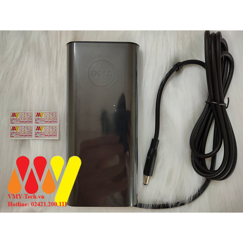 Sạc laptop Dell Oval 19.5V 2.31A 3.34A 6.67A 45W 65W 130W chân kim nhỏ XPS 13 15 9360 9350 9343 9333 9365 9530 9550 9560