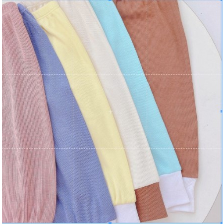 Bộ quần áo dài tay bé trai, bộ quần áo dài tay bé gái Peekaboo phối tay chất tăm