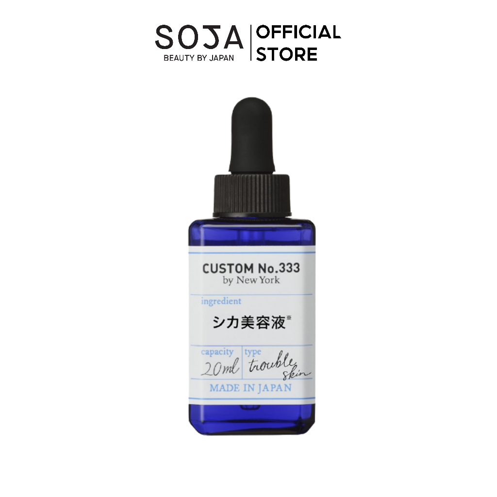 Tinh Chất Cica Làm Dịu Và Dưỡng Ẩm Custom No.333 by New York Cho Da Bị Tổn Thương 20 mL Cica Serum