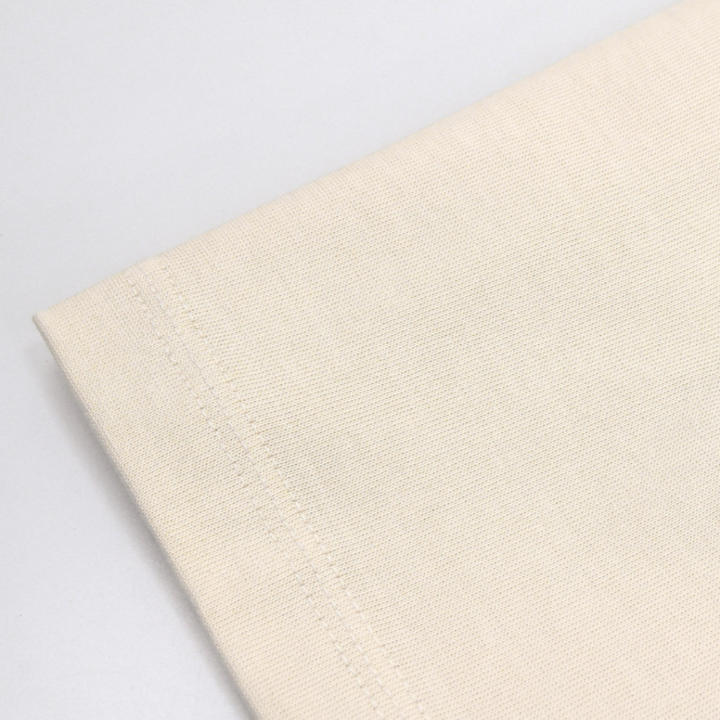 Áo Thun Nữ Baby Tee In Hình PRICKLE ART Cotton 100% 250gsm Màu Kem