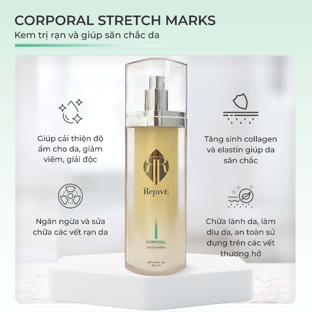Kem rạn da Rejuve Corporal Stretch Marks (120ml)