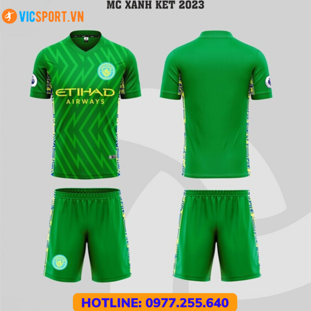 Áo đá banh Mancity, Quần áo đá bóng CLB Manchester City mới nhất 2023 - 2024 đủ màu - Vicsport