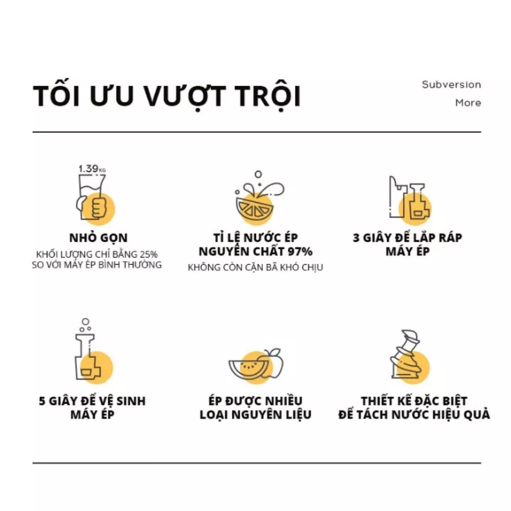 Máy Ép Chậm Hoa Quả Mini, Máy Ép Rau Củ Cho Gia Đình Tiện Dụng Cao Cấp Siêu Bền Ép Nguyên Chất 97%