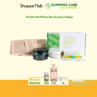  Bộ Giảm Mỡ Mờ Rạn Slimming Day Collagen Thế Hệ Mới (Có bán lẻ Kem Tan Mỡ)