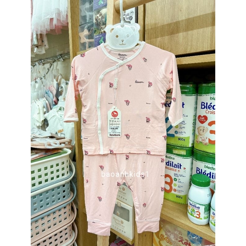 Bộ sơ sinh sợi tre Avaler nhiều mẫu đủ size