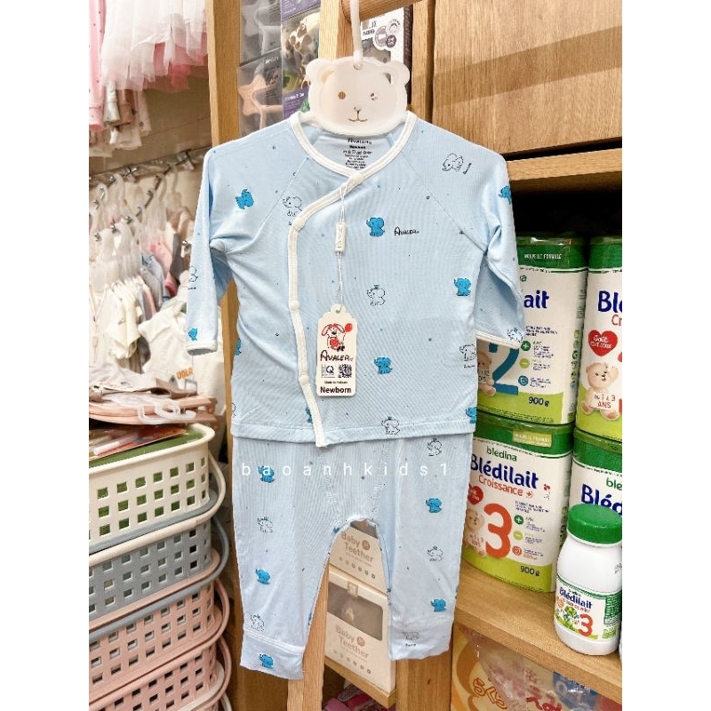 Bộ sơ sinh sợi tre Avaler nhiều mẫu đủ size