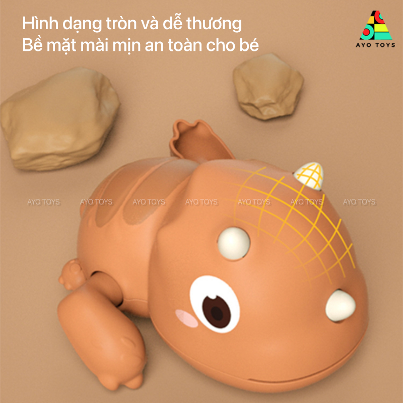 Khủng Long Đồ Chơi Vặn Cót - Đồ Chơi Thả Bồn Tắm Cho Bé Yêu - Đồ Chơi Phòng Tắm Cho Trẻ
