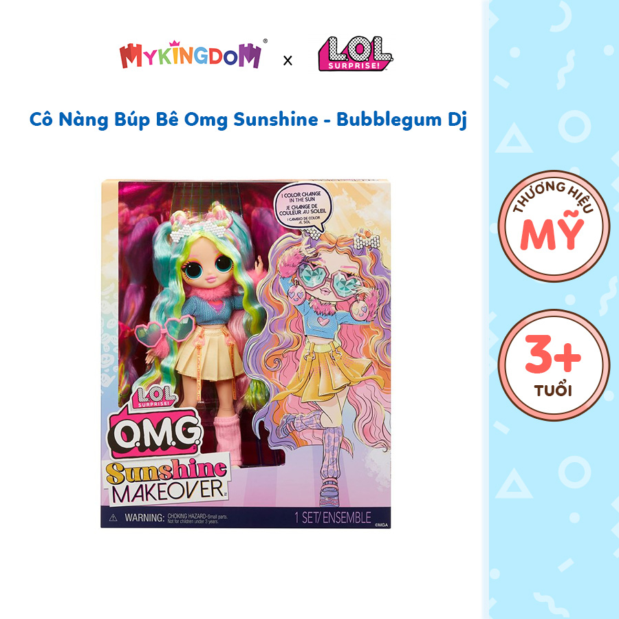 Đồ Chơi LOL SURPRISE Cô Nàng Búp Bê Omg Sunshine Tỏa Nắng - Bubblegum Dj 589426EUC