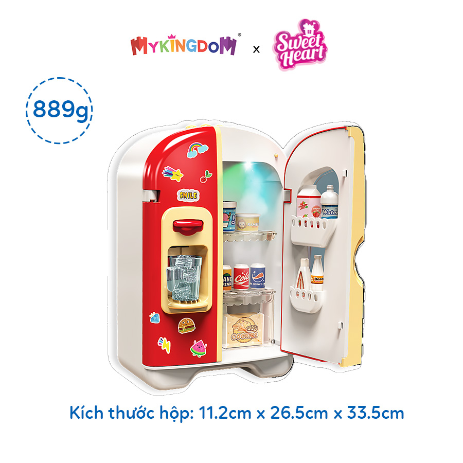Đồ Chơi Tủ Lạnh Mini Đỏ SWEET HEART SH6537