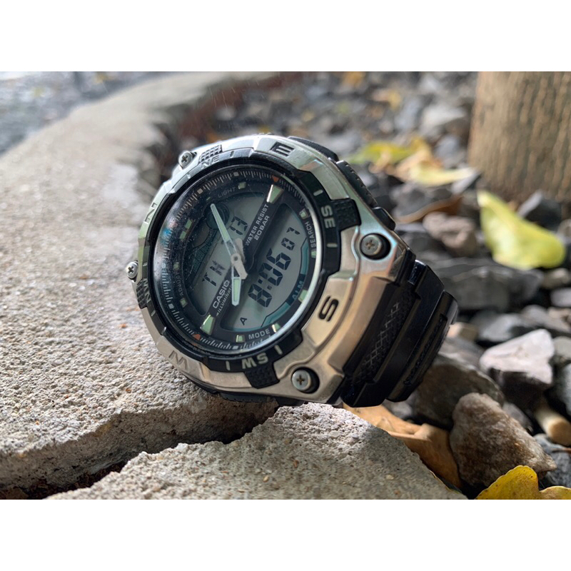 Đồng hồ nam casio AQW-100 dây nhựa