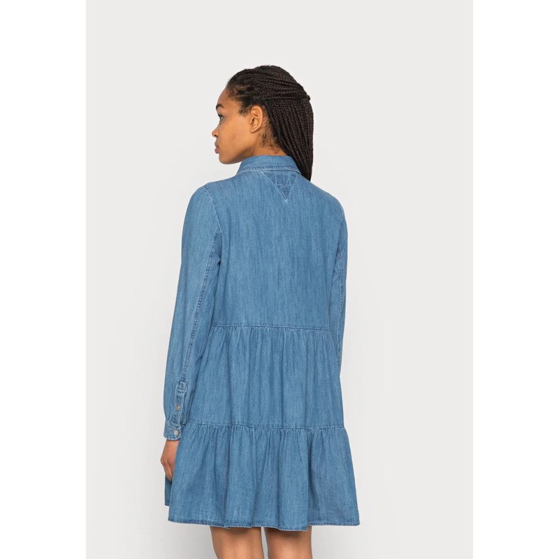 Đầm Tommy dáng babydoll dư xịn nguyên móc