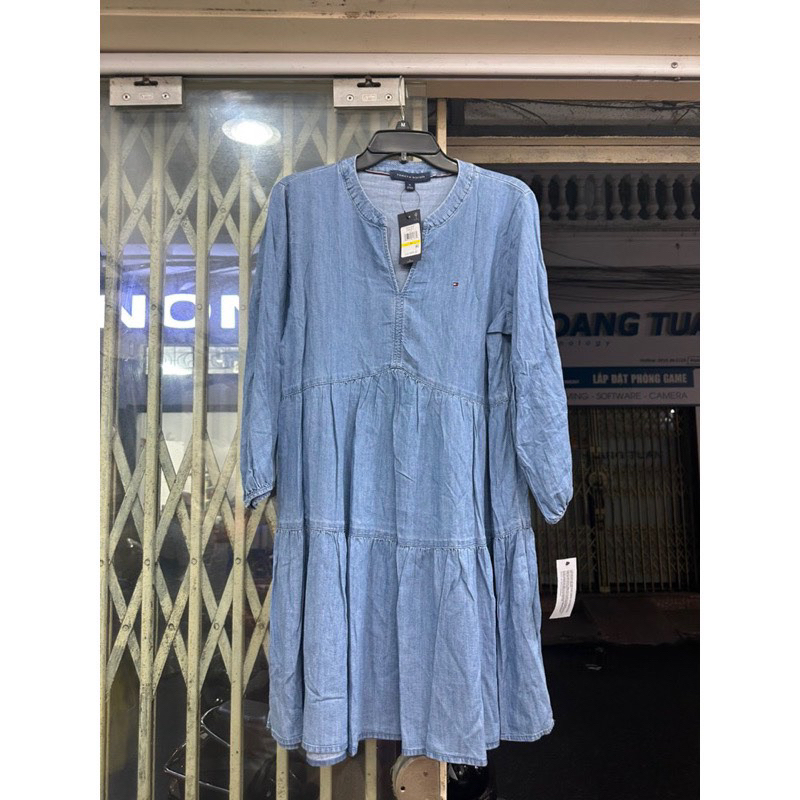 Đầm Tommy dáng babydoll dư xịn nguyên móc