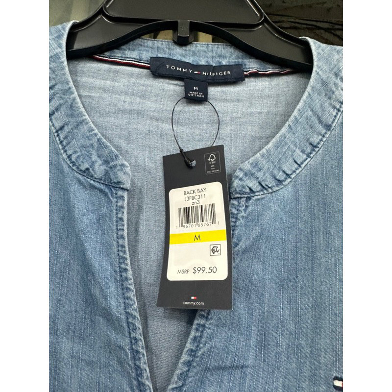 Đầm Tommy dáng babydoll dư xịn nguyên móc