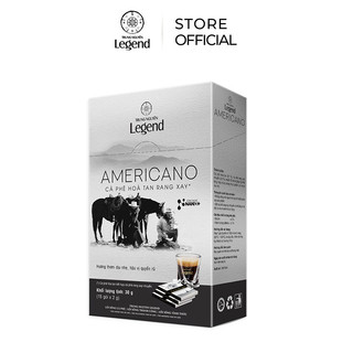 Trung nguyên legend - cà phê hòa tan americano - hộp 15 gói x 2g