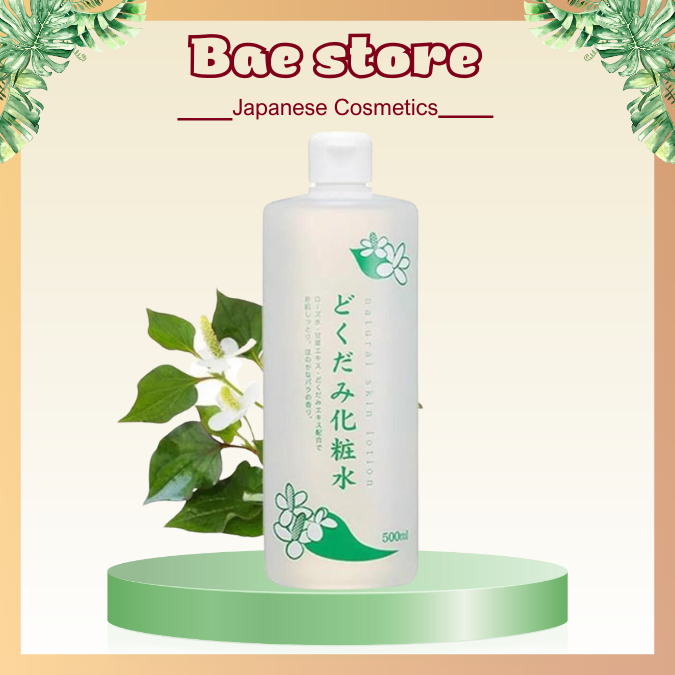 Nước hoa hồng lotion toner diếp cá Dokudami ngăn ngừa mụn 500ml Date Mới