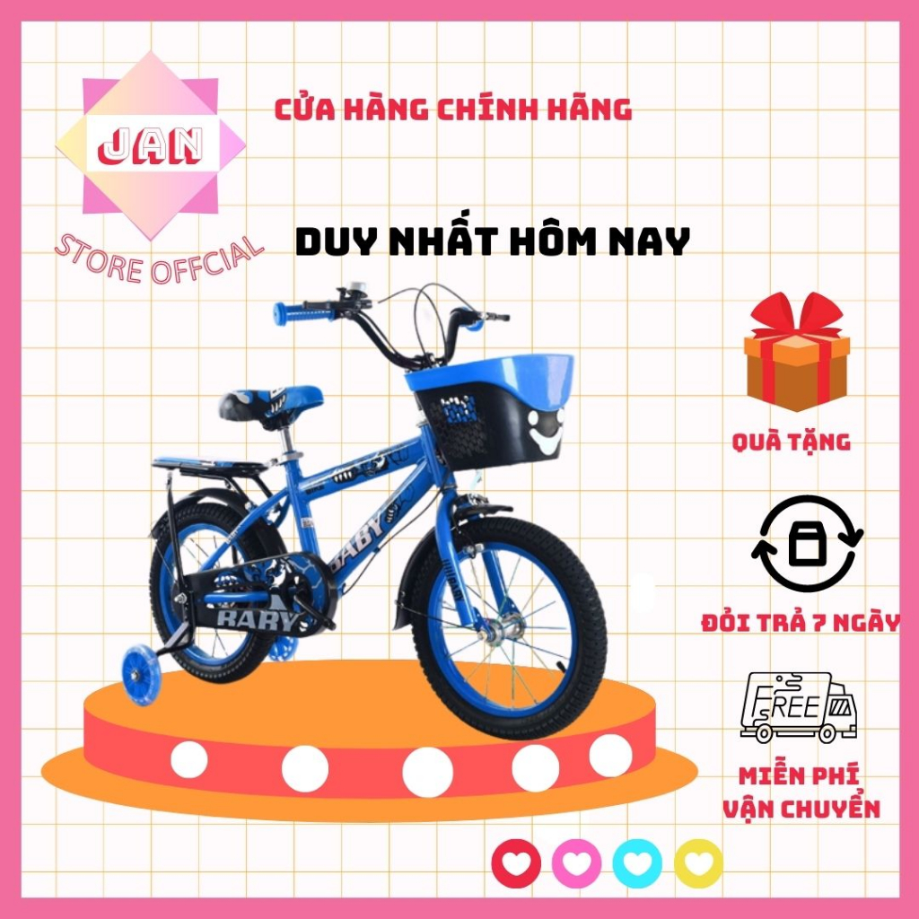 Xe đạp bé trai loại 12 inch cho bé từ 2-4 tuổi