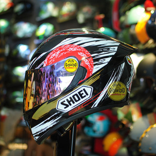 Mũ bảo hiểm Fullface Royal M138 lên tem SHOEI mèo thần tài