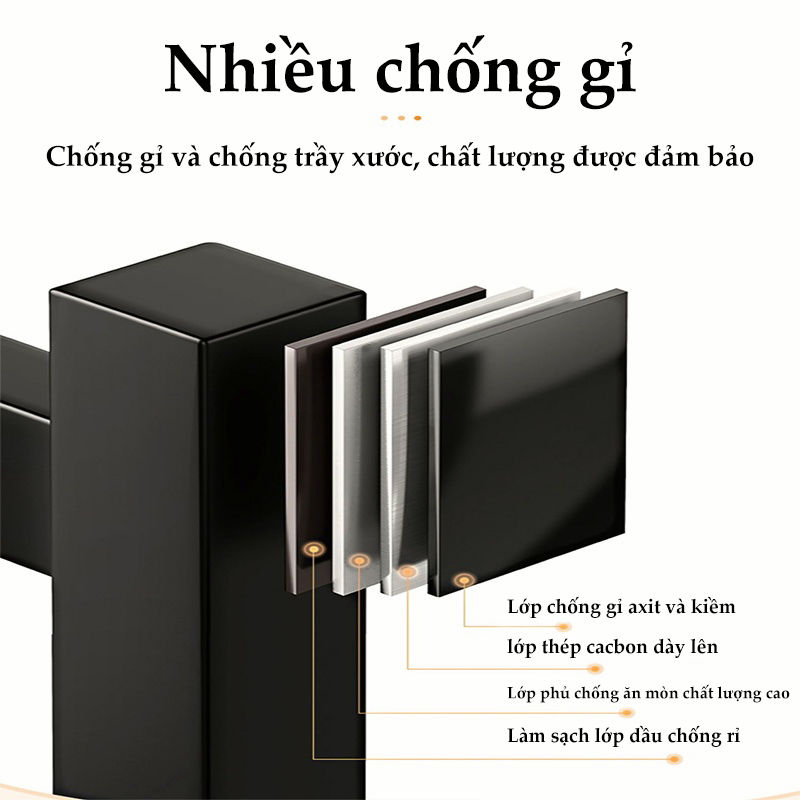 Sta Giá treo khăn nhà tắm Inox 304 Giá Treo Đồ Nhà Tắm Nhà Gắn Tường