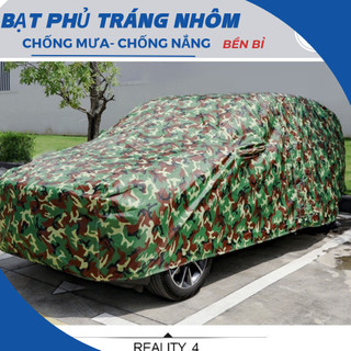 Bạt Phủ Ô Tô Cao Cấp Kaw -  3 Lớp Tráng Nhôm Bọc Lớp Nỉ Trong Chống Xước, Chống Nắng chính hãng
