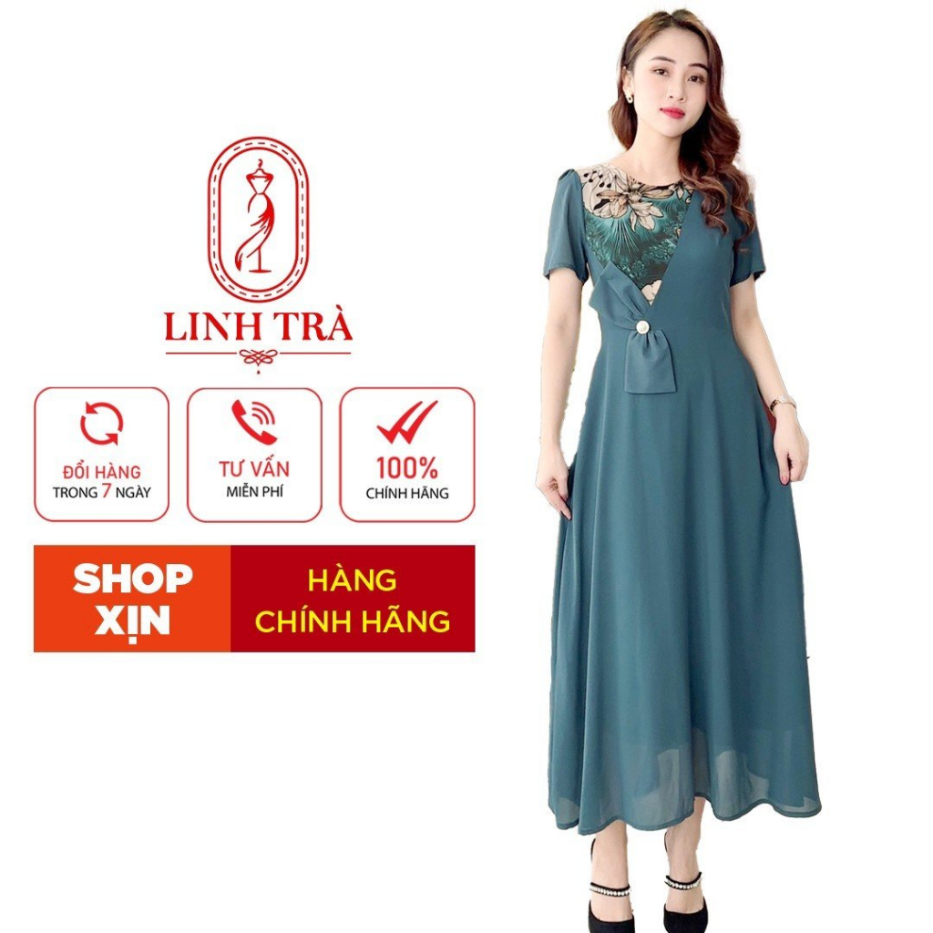 (TM 1548) Trẻ Trung Thiết Kế Trang Nhã Thanh Lịch Sang Trọng Đi Tiệc Cho Bà Cho Mẹ U50