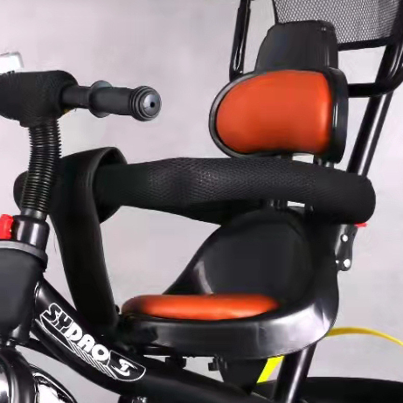 Xe đẩy 3 bánh mái che yên bọc da có mái che SDY 310