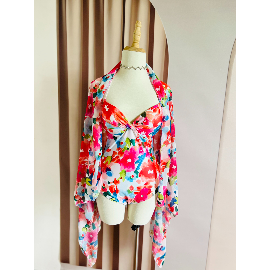 Áo tắm đi biển đẹp ❤️ Bikini sexy 3 mảnh có quây siêu hot ❤️ đồ bơi nữ Hàn Quốc kín đáo quần tam giác gợi cảm