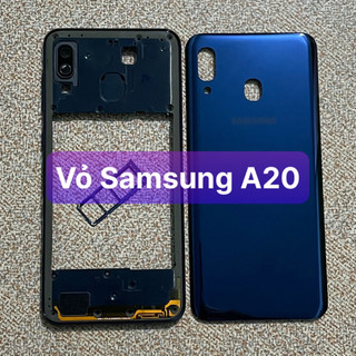 Lưng vỏ zin samsung A20 ,kèm khay sim,phím,kính camera