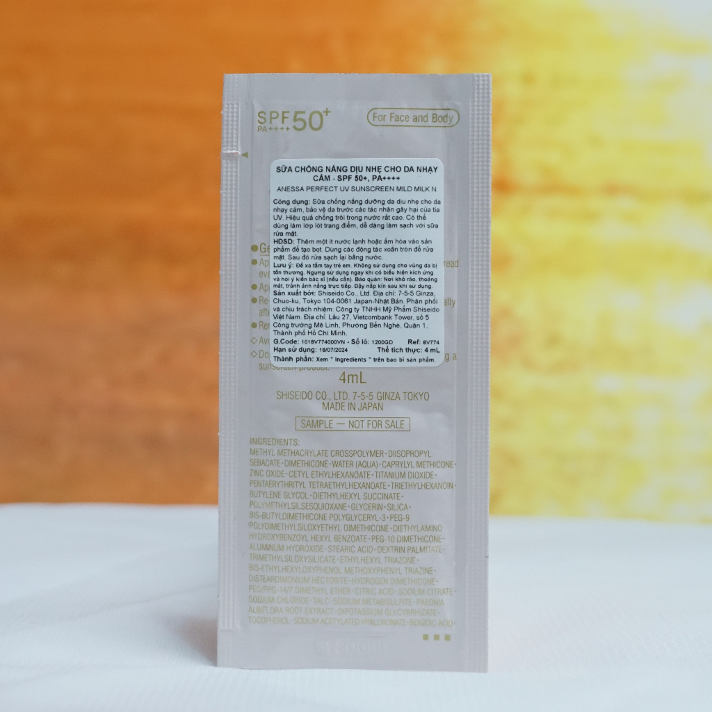 Sample Chống Nắng Anessa 4g