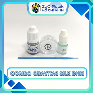 Combo lube gravitas, dnm, silk - phụ kiện rubik - zyo rubik hồ chí minh