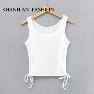 Áo 3 lỗ cotton rút eo