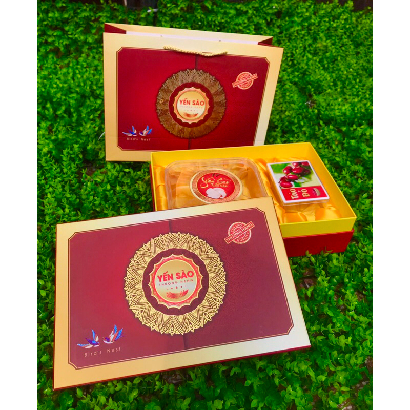 COMBO HỘP QUÀ TẶNG YẾN SÀO CAO CẤP 50GR